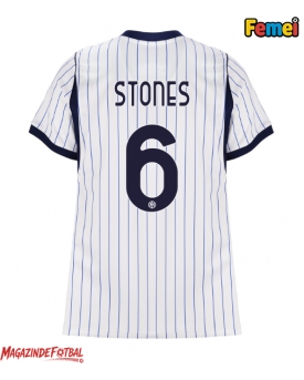 Inter Milan John Stones #6 Tricou Fotbal Replică 2026-27 Femei Deplasare
